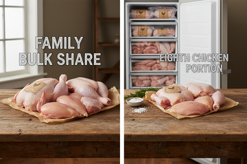 Bulk Chicken Share vs Eighth Bulk Chicken: Which Is the Best Choice for Your Family and Freezer?