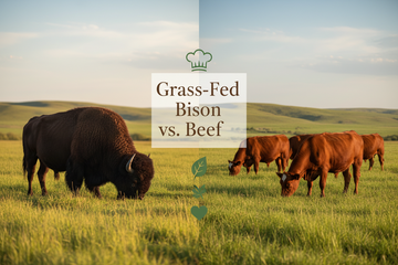 Grass-Fed Bison vs. Beef: Comparing Flavor, Nutrition, and Health Benefits of Premium Ranch-Raised Meats