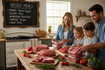 How Family Meal Prep with Bulk Meat Saves Time, Money, and Boosts Healthy Eating