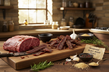 How to Make Beef Jerky at Home: A Step-by-Step Guide Using Premium Ranch-Raised Black Angus Beef