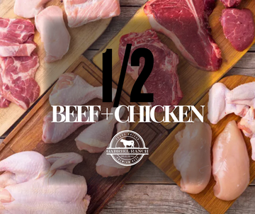 Half Bulk Beef & Chicken Share - 200lbs deposit, fresh, high-quality locally sourced meat for bulk meat buyers and sustain...