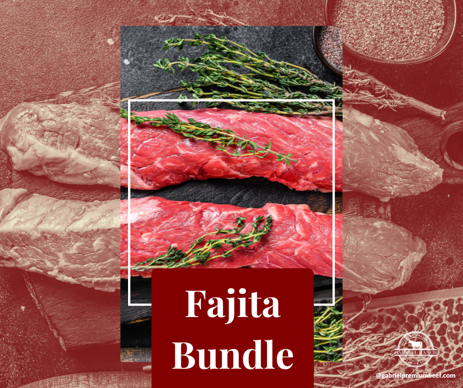 Pre-Seasoned Fajita Bundle with 8lbs beef and chicken fajita meat, perfect for flavorful, easy-to-make Mexican fajitas.