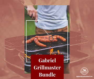 Gabriel Grillmaster Bundle - BBQ Meat Pack with 9lb+ brisket for grilling and smoking, perfect for BBQ enthusiasts.